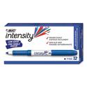 Intensity Low Odor Fine Point Dry Erase Marker, Fine Bullet Tip, Blue, Dozen