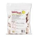 Quiet Feet Deluxe Noise Reducers, 1.25" dia, Circular, Beige, 100/Pack