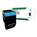 80C0XCG Return Program Extra High-Yield Toner, 4,000 Page-Yield, Cyan, TAA Compliant