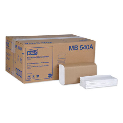 Universal Multifold Hand Towel, 1-Ply, 9.13 x 9.5, White, 250/Pack,16 Packs/Carton