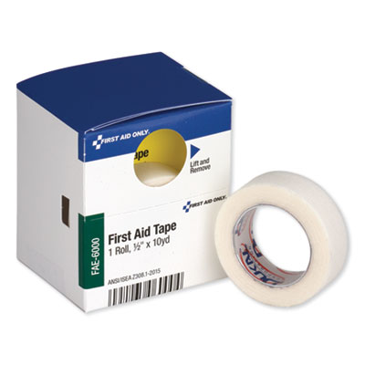 First Aid Tape, Acrylic, 0.5" x 10 yds, White