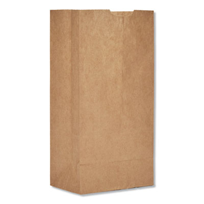 Grocery Paper Bags, #4 Size, 5" x 3.33" x 9.75", Natural, 500/Bundle