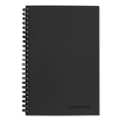 Wirebound Guided QuickNotes Notebook, 1-Subject, List-Management Format, Dark Gray Cover, (80) 8 x 5 Sheets