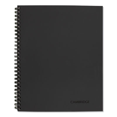 Wirebound Guided Action Planner Notebook, 1-Subject, Project-Management Format, Dark Gray Cover, (80) 11 x 8.5 Sheets