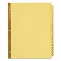 Preprinted Laminated Tab Dividers with Gold Reinforced Binding Edge, 31-Tab, 1 to 31, 11 x 8.5, Buff, 1 Set