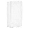 Grocery Paper Bags, #12 Size, 7.06" x 4.5" x 13.75", White, 500/Bundle