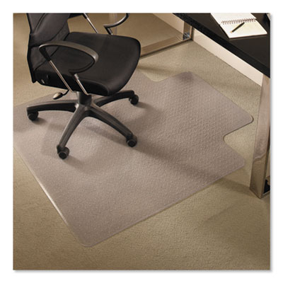 EverLife Chair Mats for Medium Pile Carpet With Lip, 36 x 48, Clear