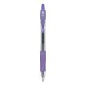 G2 Premium Gel Pen, Retractable, Extra-Fine 0.5 mm, Purple Ink, Smoke/Purple Barrel, Dozen