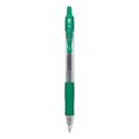 G2 Premium Gel Pen, Retractable, Extra-Fine 0.5 mm, Green Ink, Smoke/Green Barrel, Dozen