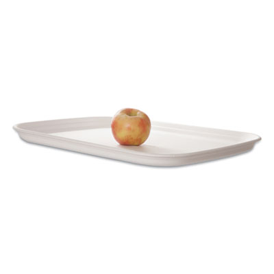 Regalia Renewable Sugarcane Tray, 13 x 17 x 1.3, White, 100/Carton