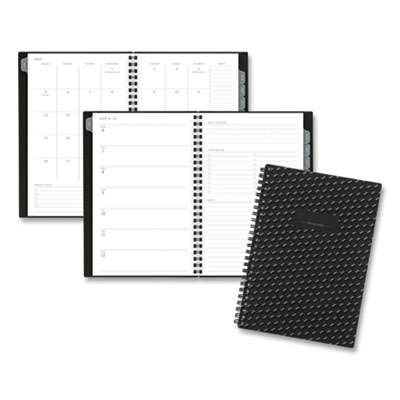 Elevation Academic Weekly/Monthly Planner, 8.5 x 5.5, Black Cover, 12-Month (July to June): 2024 to 2025