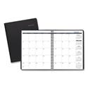 Monthly Planner, 8.75 x 7, Black Cover, 12-Month (Jan to Dec): 2025