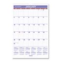 Monthly Wall Calendar with Ruled Daily Blocks, 15.5 x 22.75, White Sheets, 12-Month (Jan to Dec): 2025