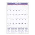 Erasable Wall Calendar, 12 x 17, White Sheets, 12-Month (Jan to Dec): 2025