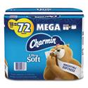 Ultra Soft Bathroom Tissue, Mega Roll, Septic Safe, 2-Ply, White, 224 Sheets/Roll, 18 Rolls/Carton