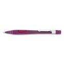Quicker Clicker Mechanical Pencil, 0.9 Mm, Hb (#2.5), Black Lead, Transparent Burgundy Barrel