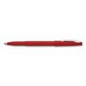 Rolling Writer Roller Ball Pen, Stick, Medium 0.8 mm, Red Ink, Red Barrel, Dozen