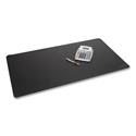Rhinolin II Desk Pad with Antimicrobial Product Protection, 36 x 20, Black