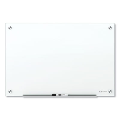 Brilliance Glass Dry-Erase Boards, 72" x 48", White Surface