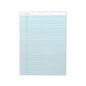 Prism + Colored Writing Pads, Wide/Legal Rule, 50 Pastel Blue 8.5 x 11.75 Sheets, 12/Pack