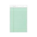 Prism + Colored Writing Pads, Narrow Rule, 50 Pastel Green 5 x 8 Sheets, 12/Pack