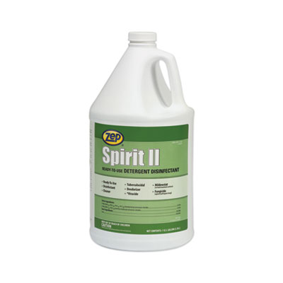 Spirit II Ready-to-Use Disinfectant, Citrus Scent, 1 gal Bottle, 4/Carton