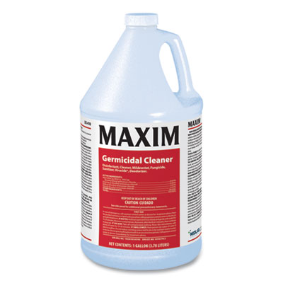 Germicidal Cleaner, Lemon Scent, 1 gal Bottle, 4/Carton