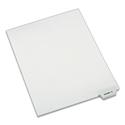 Avery-Style Preprinted Legal Bottom Tab Dividers, 26-Tab, Exhibit O, 11 x 8.5, White, 25/Pack