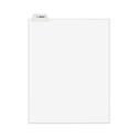 Avery-Style Preprinted Legal Bottom Tab Divider, 26-Tab, Exhibit J, 11 x 8.5, White, 25/PK