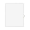 Avery-Style Preprinted Legal Side Tab Divider, 26-Tab, Exhibit F, 11 x 8.5, White, 25/Pack, (1376)