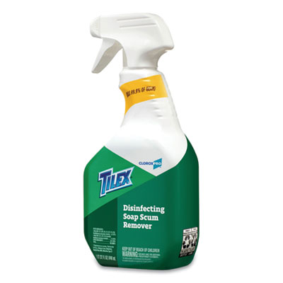 CloroxPro Disinfecting Soap Scum Remover Spray, 32 oz Smart Tube Spray, 9/Carton