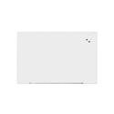 Frameless Magnetic Glass Marker Board, 72" x 48", White Surface