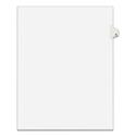 Preprinted Legal Exhibit Side Tab Index Dividers, Avery Style, 26-Tab, E, 11 x 8.5, White, 25/Pack, (1405)