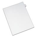 Preprinted Legal Exhibit Side Tab Index Dividers, Allstate Style, 26-Tab, D, 11 x 8.5, White, 25/Pack