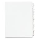 Preprinted Legal Exhibit Side Tab Index Dividers, Avery Style, 26-Tab, A to Z, 11 x 8.5, White, 1 Set, (1400)