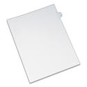 Preprinted Legal Exhibit Side Tab Index Dividers, Allstate Style, 26-Tab, E, 11 x 8.5, White, 25/Pack