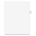 Preprinted Legal Exhibit Side Tab Index Dividers, Avery Style, 10-Tab, 8, 11 x 8.5, White, 25/Pack