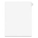 Preprinted Legal Exhibit Side Tab Index Dividers, Avery Style, 10-Tab, 1, 11 x 8.5, White, 25/Pack
