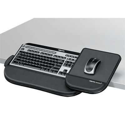 Tilt 'n Slide Keyboard Manager With Comfort Glide, 19.5w X 11.5d, Black