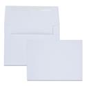 Greeting Card/Invitation Envelope, A-6, Square Flap, Gummed Closure, 4.75 x 6.5, White, 100/Box