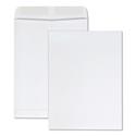 Catalog Envelope, 28 lb Bond Weight Kraft, #10 1/2, Square Flap, Gummed Closure, 9 x 12, White, 100/Box