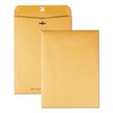 Park Ridge Kraft Clasp Envelope, #90, Square Flap, Clasp/Gummed Closure, 9 x 12, Brown Kraft, 100/Box