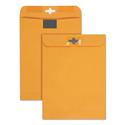 Postage Saving ClearClasp Kraft Envelope, #90, Cheese Blade Flap, ClearClasp Closure, 9 x 12, Brown Kraft, 100/Box