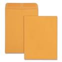 Catalog Envelope, 28 lb Bond Weight Kraft, #10 1/2, Square Flap, Gummed Closure, 9 x 12, Brown Kraft, 100/Box