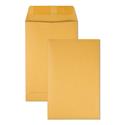 Catalog Envelope, 28 lb Bond Weight Kraft, #1 3/4, Square Flap, Gummed Closure, 6.5 x 9.5, Brown Kraft, 500/Box