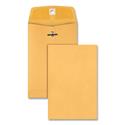 Clasp Envelope, 28 lb Bond Weight Kraft, #35, Square Flap, Clasp/Gummed Closure, 5 x 7.5, Brown Kraft, 100/Box