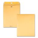 Clasp Envelope, 32 lb Bond Weight Kraft, #12 1/2, Square Flap, Clasp/Gummed Closure, 9.5 x 12.5, Brown Kraft, 100/Box