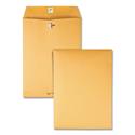 Clasp Envelope, 32 lb Bond Weight Kraft, #75, Square Flap, Clasp/Gummed Closure, 7.5 x 10.5, Brown Kraft, 100/Box