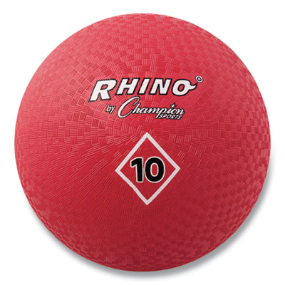 Playground Ball, 10" Diameter, Red