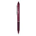 FriXion Clicker Erasable Gel Pen, Retractable, Fine 0.7 mm, Burgundy Ink, Burgundy Barrel, Dozen